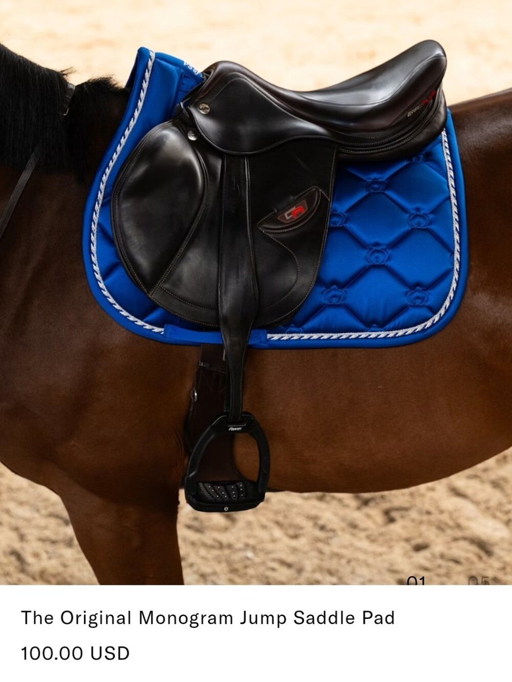 Sapphire Crush Blue Full Size Ps Of Sweeden Jump Pad New!